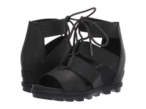 SOREL-Joanie-II-Lace-Heeled-Sandals-Size-8